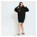 LACOSTE Women’s Lacoste LIVE Hooded Oversized Sweatshirt Dress čierne