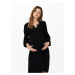 Only Maternity Pletené šaty 'Xenia'  čierna