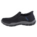 Čierna kožená obuv Skechers Respected - Elgin Slip-ins 204810-BLK