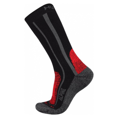 Husky Alpine New červená, XL(45-48) Ponožky