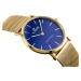 Hodinky G. ROSSI - 8709B2 (zg775e) gold/blue