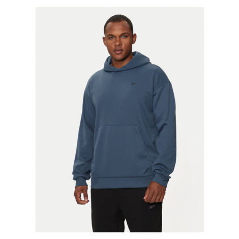 Reebok Mikina Strength Hoodie 100070154 Tmavomodrá Regular Fit