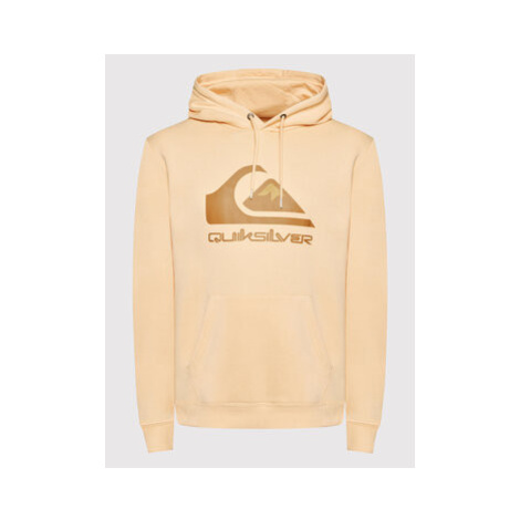 Quiksilver Mikina Big Logo EQYFT04450 Oranžová Regular Fit