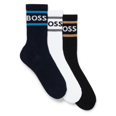 Hugo Boss 3 PACK - pánske ponožky BOSS 50469371-967 39-42