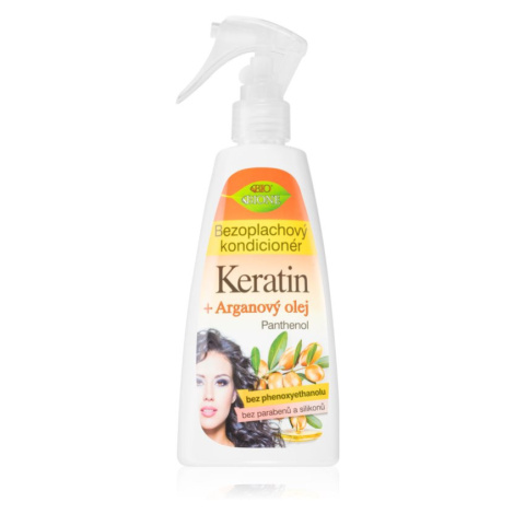 Bione Cosmetics Keratin + Arganový olej bezoplachový kondicionér v spreji