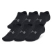 Ponožky UNDER ARMOUR 6 PACK-UA Essential No Show 6pk-BLK