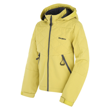 Children's softshell jacket HUSKY Salex K lime green