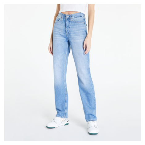 Džínsy Calvin Klein High Rise Straight Jeans Denim Light W31/L32