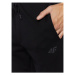 4F Teplákové nohavice H4Z22-SPMD351 Čierna Regular Fit