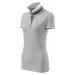 Malfini premium Collar up Dámska polokošeľa 257 silver gray