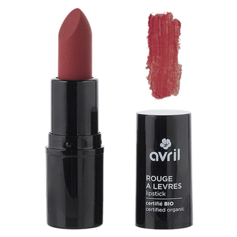 Avril  Organic Certified Lipstick - Litchi  Líčenie obočia Červená