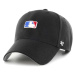 Bavlnená šiltovka 47 brand MLB Batter Man čierna farba, s nášivkou