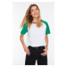 Trendyol Green Semi-fitted Raglan Sleeve Knitted T-Shirt