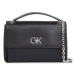 Calvin Klein Kabelka Re-Lock Conv Shoulder Bag_Jcq K60K611755 Čierna