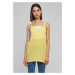 Ladies Loose Burnout Tank Yellow