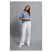 Women's trousers MOODO - white