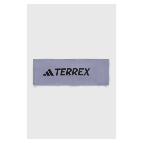 Čelenka adidas TERREX fialová farba