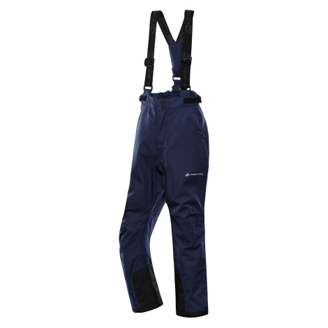 Kids ski pants with membrane ALPINE PRO LERMONO new navy
