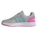 Detská rekreačná obuv ADIDAS Hoops 2.0 core grey two mint ton screaming pink