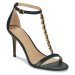 Lauren Ralph Lauren  KATE-SANDALS-HEEL SANDAL  Sandále Čierna