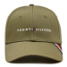 Tommy Hilfiger Šiltovka Foundation Cotton 6 Panel Cap AM0AM12532 Kaki