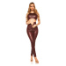 Sexy KouCla High Waist Wetlook Leggings BORDEAUX