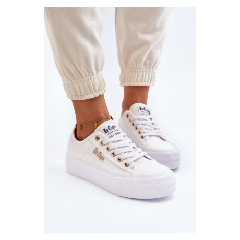 Women's Lee Cooper Platform Sneakers White
