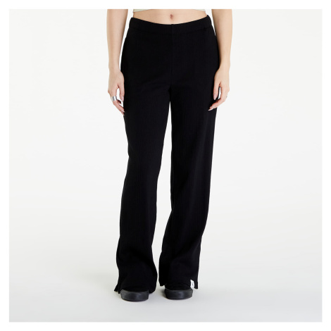Kalhoty Calvin Klein Jeans Variegated Rib Woven Pants Black