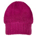 Knitted beanie - fuchsia