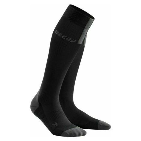 CEP WP40VX Compression Knee High Socks 3.0 Black/Dark Grey II Bežecké ponožky