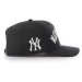 Šiltovka s prímesou vlny 47 brand MLB New York Yankees čierna farba, s nášivkou
