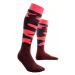 Women's compression knee-high socks CEP Camocloud Pink/Peacot