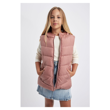 DEFACTO Girl Water Repellent Hooded Puffer Vest