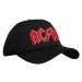 šiltovka ROCK OFF AC-DC Red Logo Black