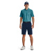 Pánske golfové polo tričko s krátkym rukávom UNDER ARMOUR UA Iso-Chill Polo-BLUE