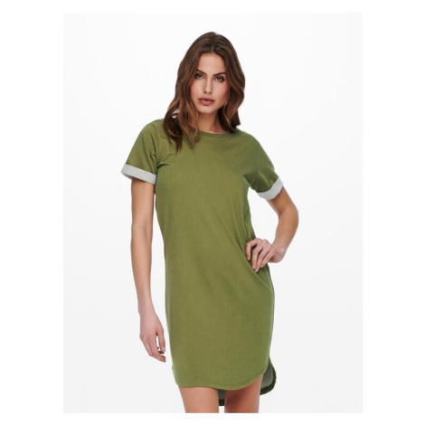 JDY Každodenné šaty Ivy 15174793 Zelená Regular Fit