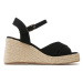 Castañer Espadrilky Thea Jute/001 023070-100 Čierna