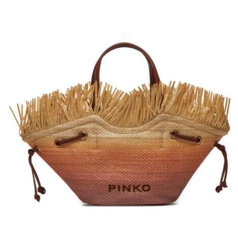 Pinko Kabelka Pagoda Small Shopper . PE 24 PLTT 102910 A1R6 Béžová