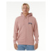 Rip Curl SHRED TILL DEAD ZIP HOOD Mushroom Hoodie