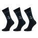 Makia Súprava 2 párov vysokých ponožiek unisex U83014 Čierna