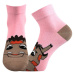 Boma Jitulka Dámske vzorované ponožky - 3 páry BM000001066600101266 mix B