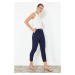 Trendyol Navy Blue Carrot Woven Trousers