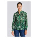 KOŠEĽA GANT D2. REG PAISLEY COTTON SILK SHIRT LAVISH GREEN