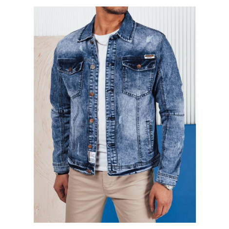 Men's Navy Blue Denim Dstreet Jacket