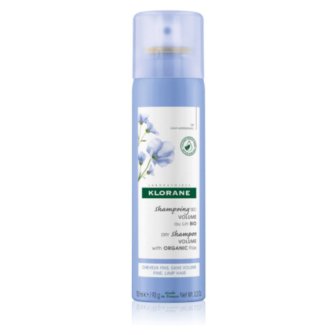 Klorane Flax Fiber suchý šampón pre jemné vlasy bez objemu