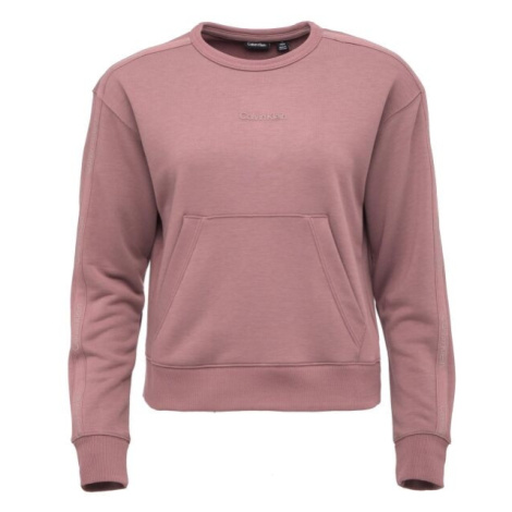 Calvin Klein PW - Pullover Cropped Dámska mikina, ružová, veľkosť