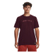 Tričko Under Armour Project Rock Crest Hw Ss Dark Maroon