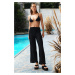 Trendyol Black Knitwear Look Trousers