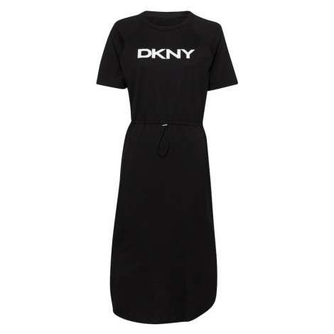 DKNY Šaty  čierna / biela