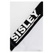 Detské tričko Sisley biela farba, s potlačou